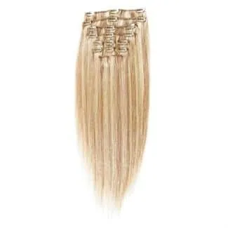 Fashiongirl Remy Clip-on Extensions #27/613 Lys Blond Mix 50 cm 90g