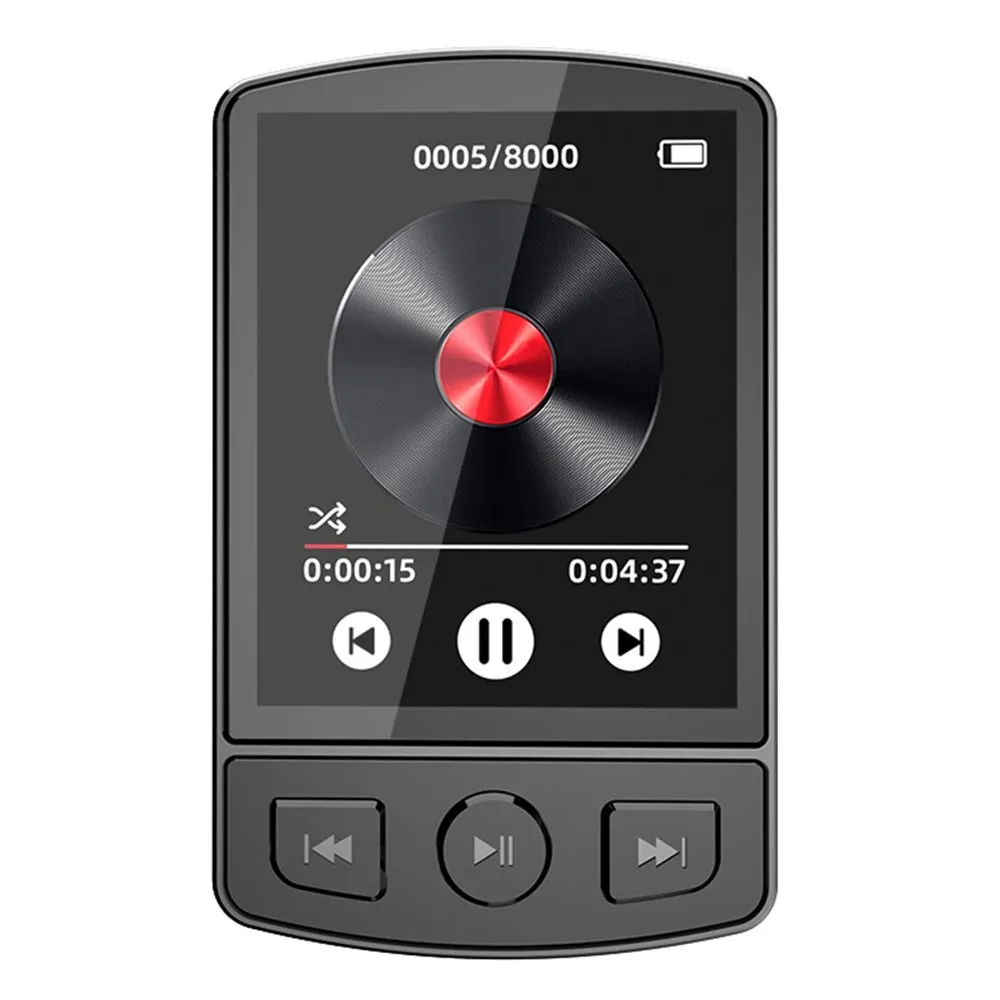 64 GB Bluetooth MP3 MP4 musikkvideospiller FM - radio 1,77 tommers skjerm