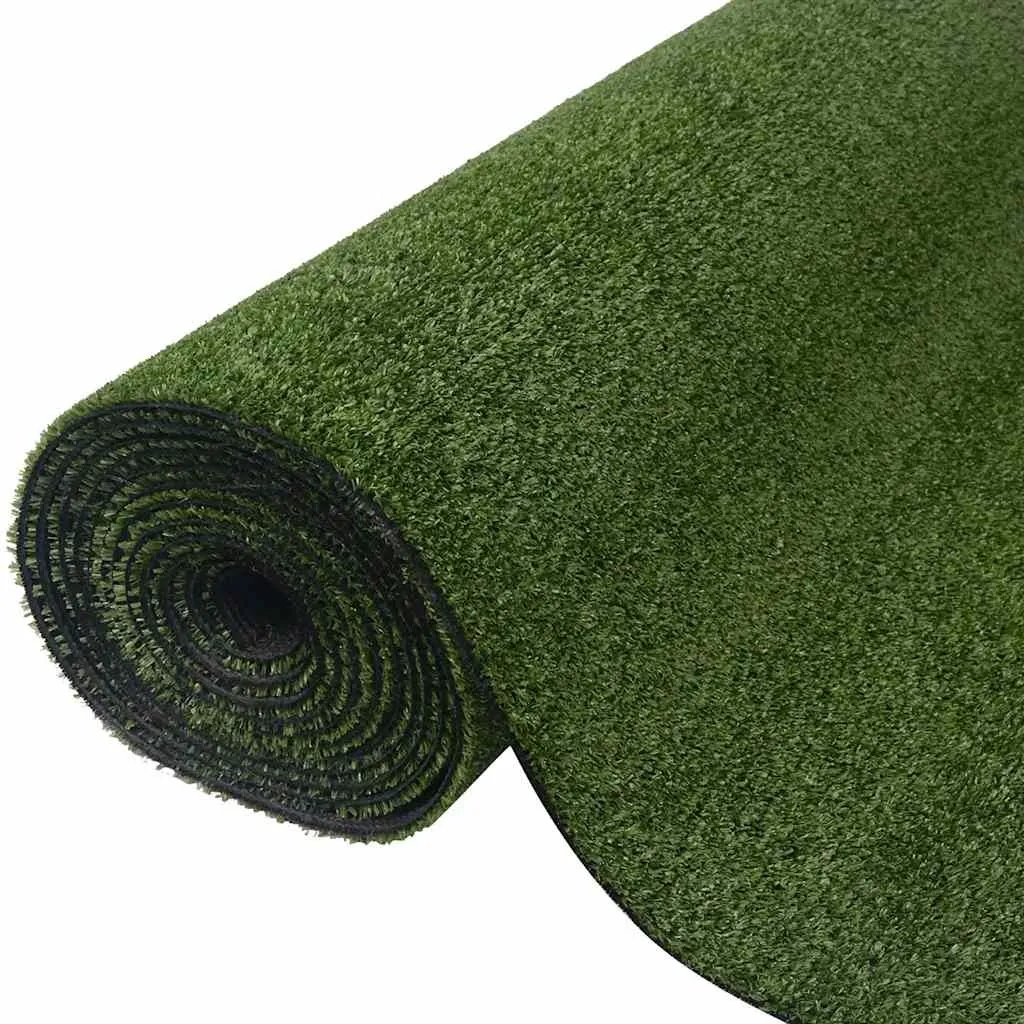 vidaXL Kunstgress 7/9 mm 0,5x5 m grønn