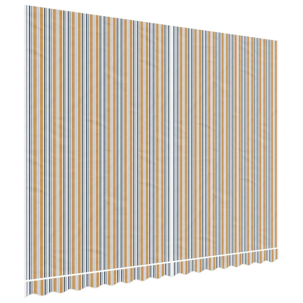 vidaXL Erstatningsduk for markise flerfarget stripe 4x3 m