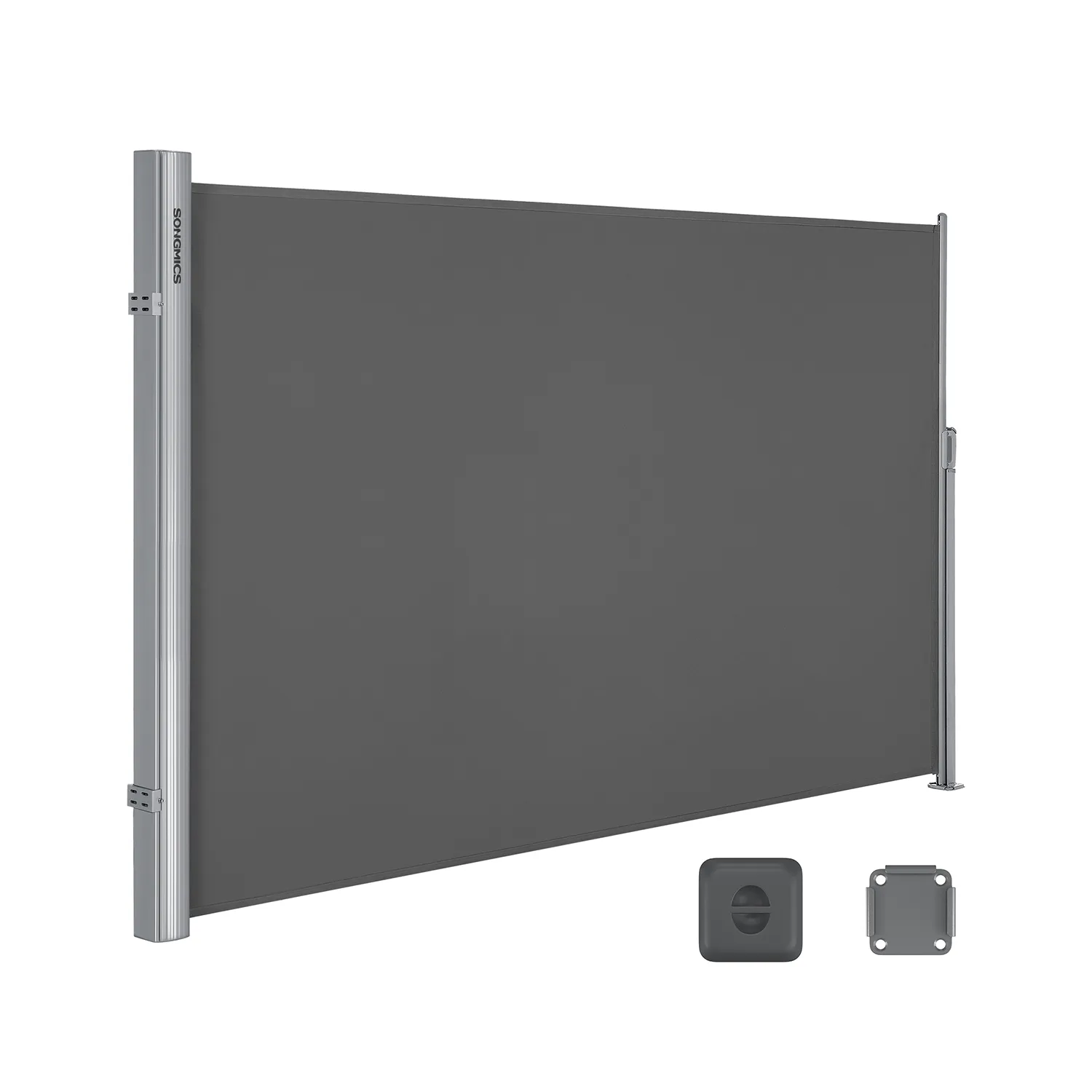 Side markise, 160x350 cm, Antrasitt