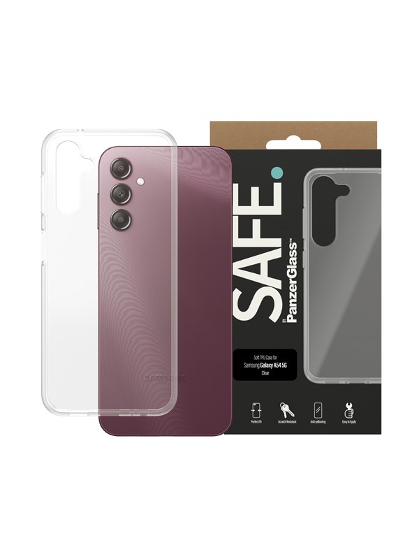 SAFE by PanzerGlass TPU Case Samsung Galaxy A14 | A14 5G | Transparent