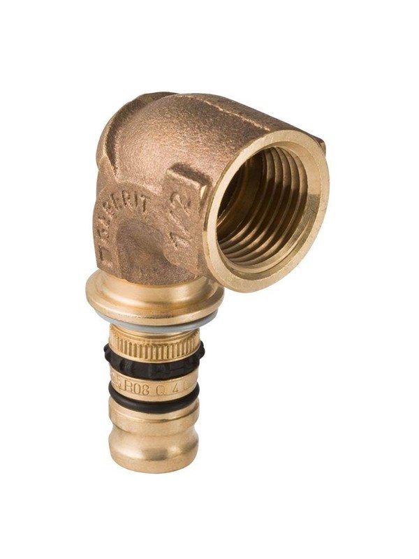 Geberit mepla bend adapter 90° with female thread: d=20mm r