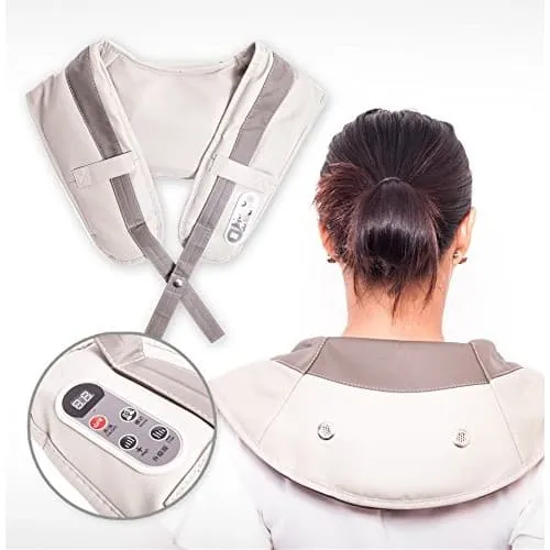 Vitu PRO Shiatsu massasjekrage for nakke og skuldre - massasjebelte med varme