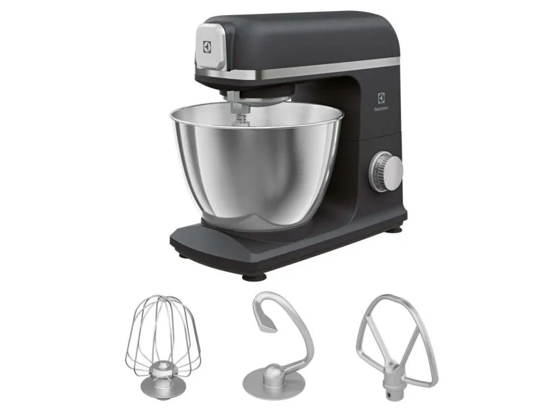 Electrolux E5KM1-4BPT, Elektrisk visp, Svart, Vispe, Elte, Miksing, 1,2 m, 5 l, Rotasjon