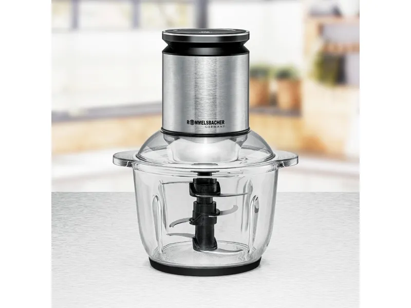 ROMMELSBACHER MZ 600 - Multihakker - 2 l, svart, rustfritt stål, glass (MZ600)