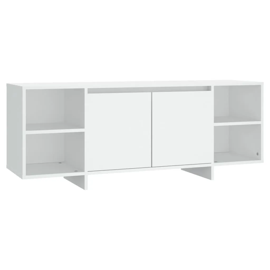vidaXL TV-benk hvit 130x35x50 cm sponplate