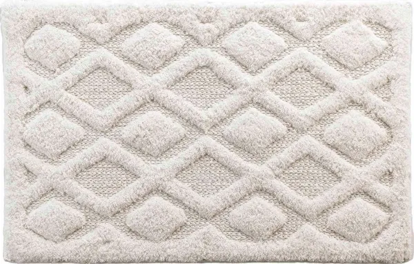 Douceur d`Interieur baderomsmatte 50x80 cm kremfarget