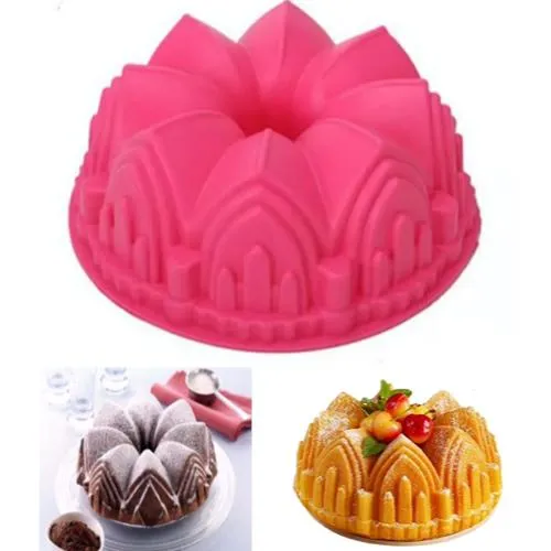 Bakeform, Sukkerkjeksform, Silikonform - Slott / Tårn
