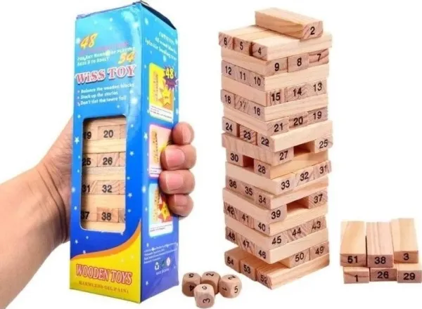 Tårn av treklosser 54 deler