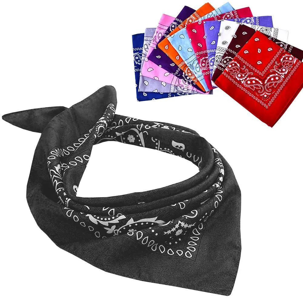 Bandana - Skjerf med Paisleymønster - LightPink