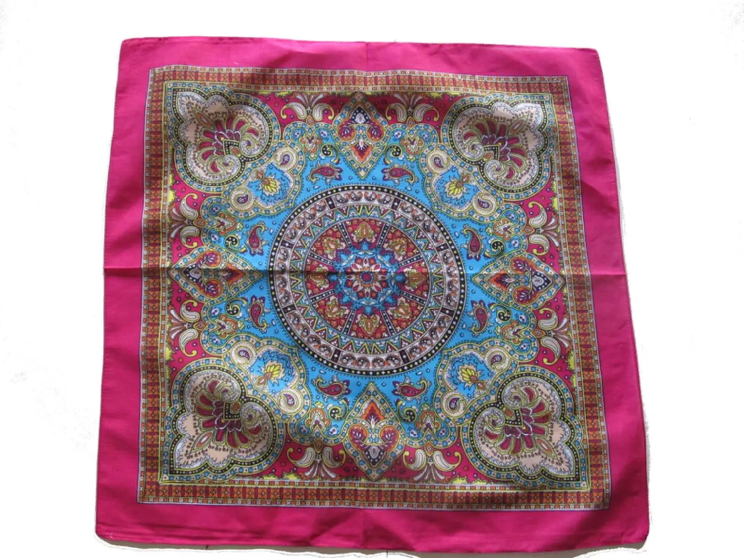 Mønster rosa bandana motorsykkelskjerf