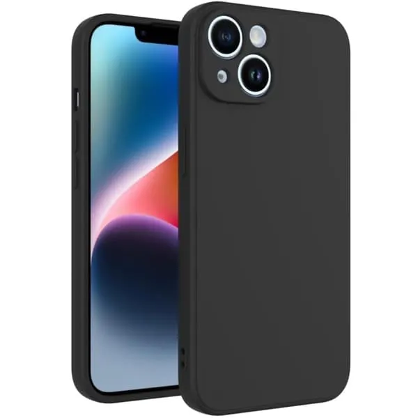 iPhone 13 Mini Matt Svart Deksel - Ekstra Kamerabeskyttelse