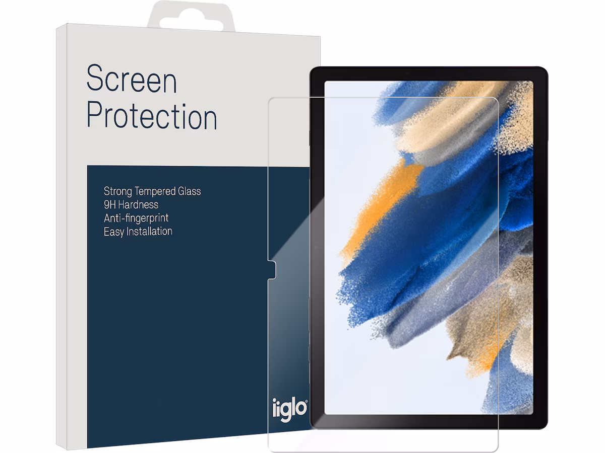 iiglo Galaxy Tab A8 10,5" Clear Glass Skjermbeskytter