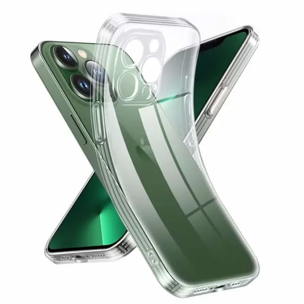 iPhone 13 Pro gjennomsiktig TPU-deksel – Ekstra kamerabeskyttelse