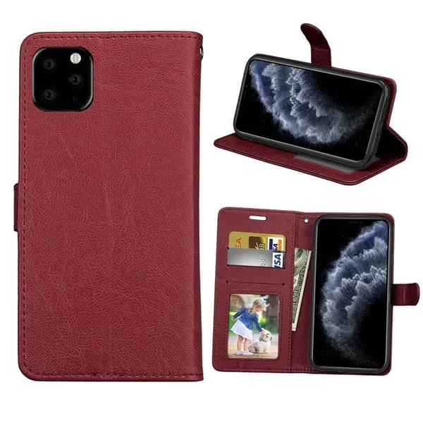 Lommebokdeksel 3-kort Apple iPhone 13 Pro (6.1") : Farge - brun