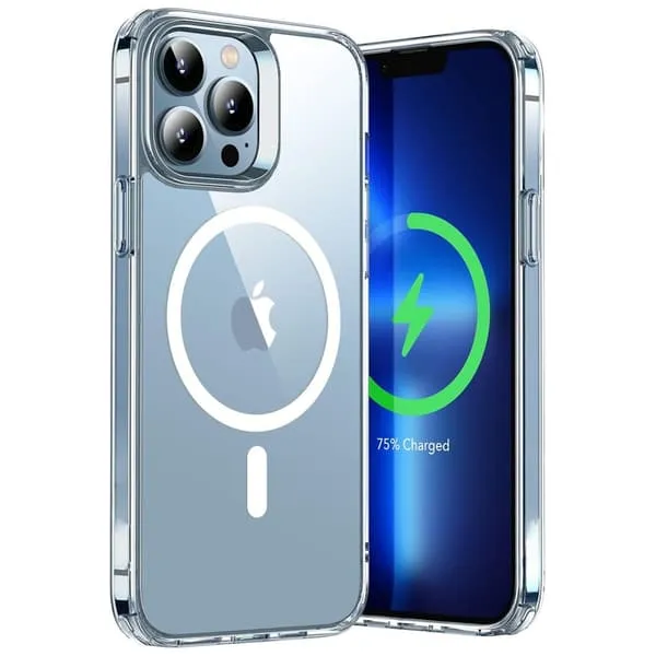 iPhone 13 Pro gjennomsiktig Magsafe-deksel – Perfekt passform og trådløs lading