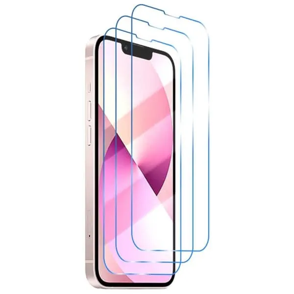 3-pack iPhone 14 pluss skjermbeskytter HD herdet glass