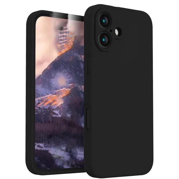 iPhone 16 Plus Svart Matt Hardt Deksel