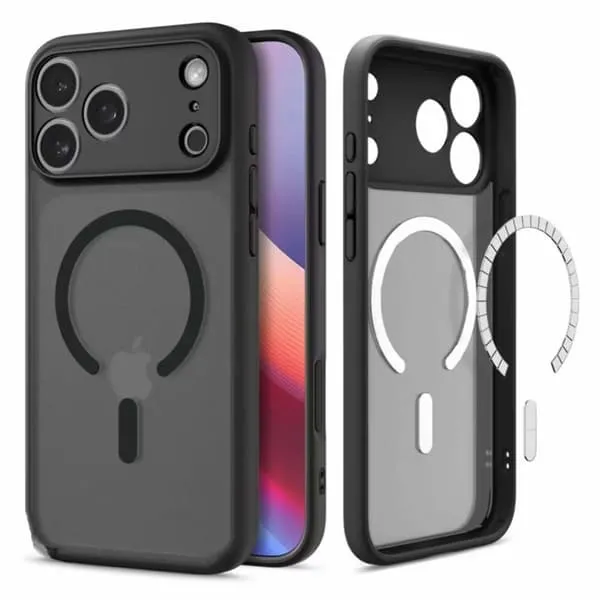 iPhone 17 Pro Max matt svart Magsafe-deksel
