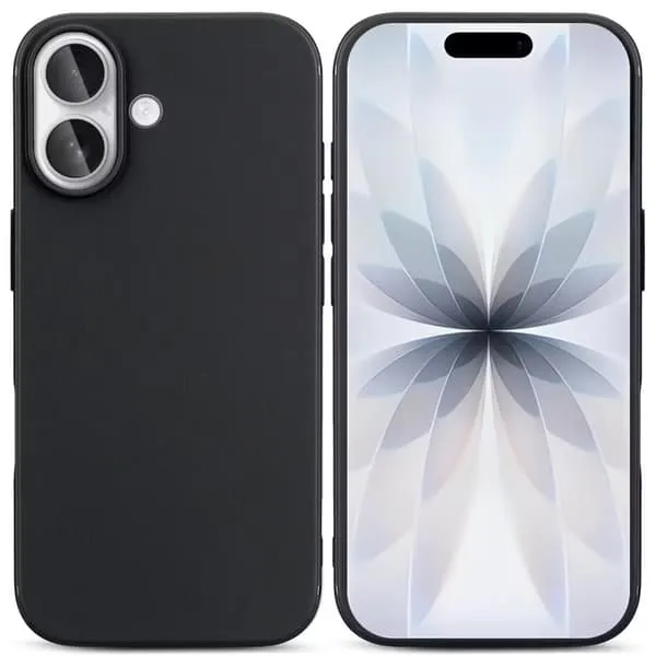 iPhone 17 matt svart silikondeksel