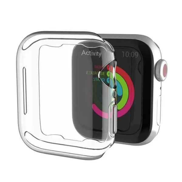 Omfattende TPU Shell Case Apple Watch 4/5/6/Se skjermbeskytter 40mm