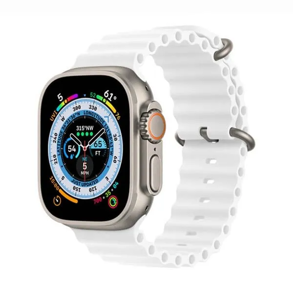 RIB Sport klokkerem Apple Watch Ultra 2 (49mm) - Hvit