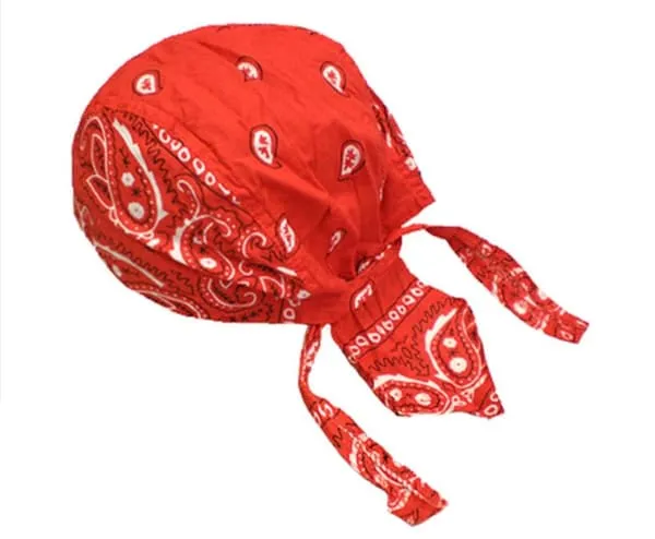Hvitt Paisley Zandana skjerf