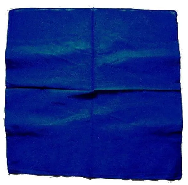 Blått bandana skjerf