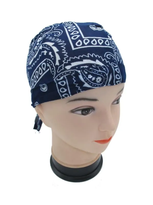 Hvitt Paisley Zandana skjerf