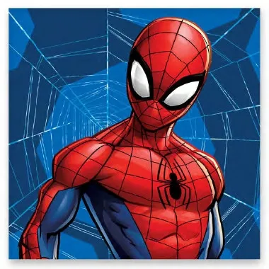 Spider-Man Håndkle, Ansiktshåndkle, Klut 30x30 cm - Perfekt for Superheltfans!