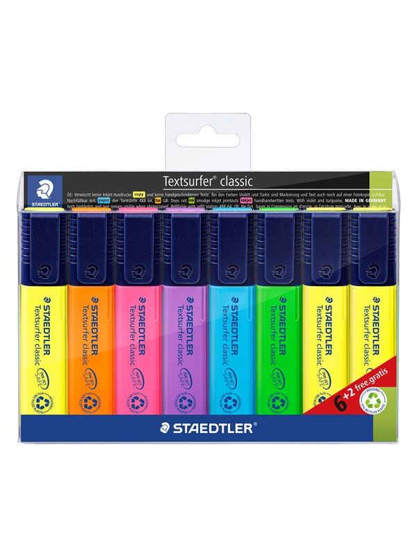 Staedtler Highlighter Textsurfer promo 6+2