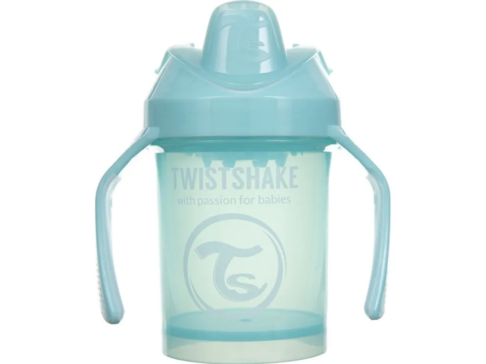 Twistshake lekkasjesikker drikkeflaske - kopp fra 4 mnd., 230 ml, blå 78268