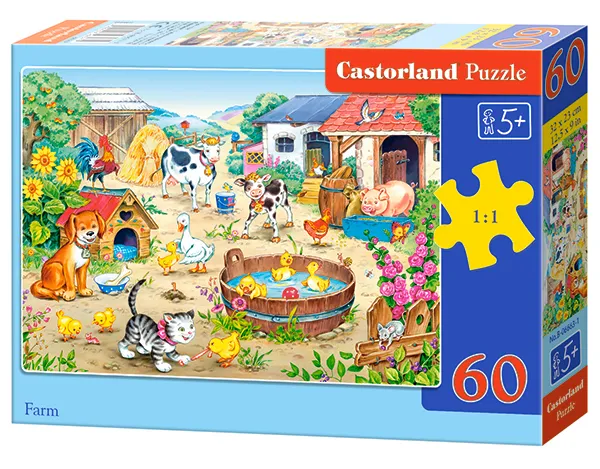 Castorland Puzzle Farm 60 elementer (06663)