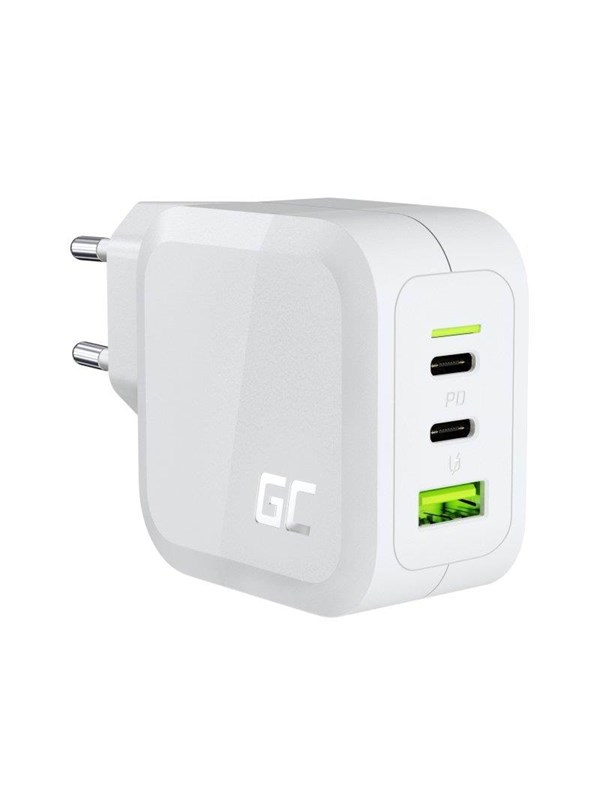 Green Cell PowerGaN charger 1x USB-A 2x USB-C 3.25 A