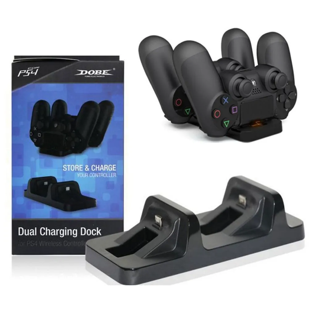 Dobe Playstation 4 - Ps4 Kontrolleren Dual Lade Dokk