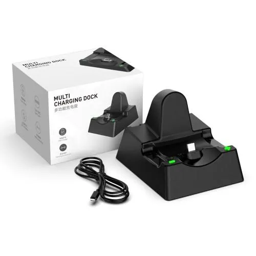 Kompatibel med Nintendo Switch+Lite + Oled USB - C Ladestativlader