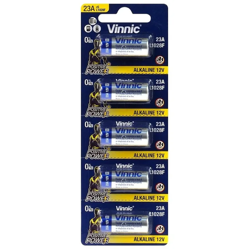 Batteri 23A L1028 12V - 5 stk