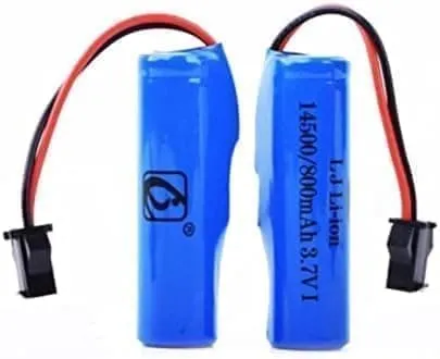 2 stk. høyytelses oppladbare 3.7V 800mAh med SM-2P-kontakt, kompatibel med modell C2 D828 reservebatterier - litiumion