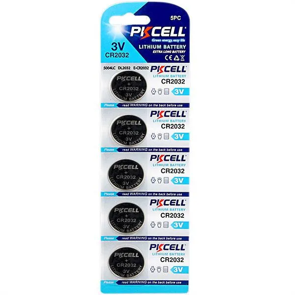 Batteri CR2032 5-pakning PKcell