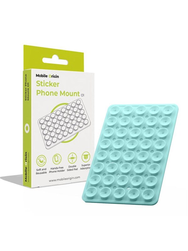 Mobile Origin Sticker Phone Mount O1 - baby blue