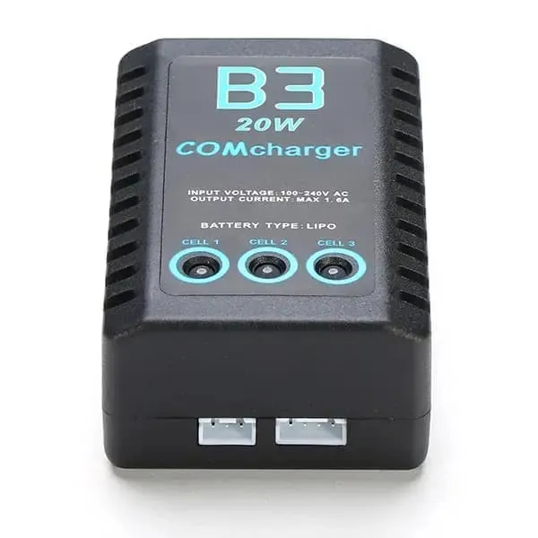 Imax B3 20W 1.6A AC 100 til 240V 50 / 60Hz Kompakt Balanse Batterilader Enkel for 2S-3S LiPo - tilbehør til fjernstyrte leker Lader