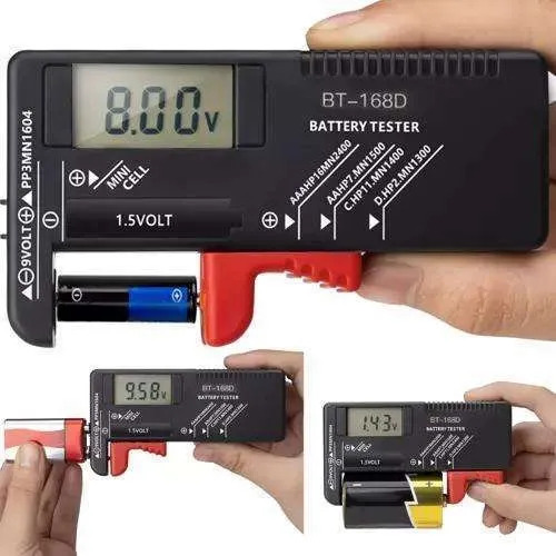 Batteritester med LCD - Batteritester -