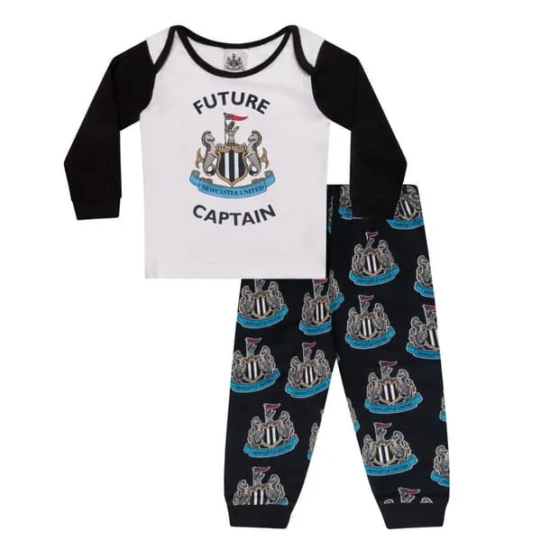 Newcastle United FC Baby Boys Future Captain Long Pyjama Set