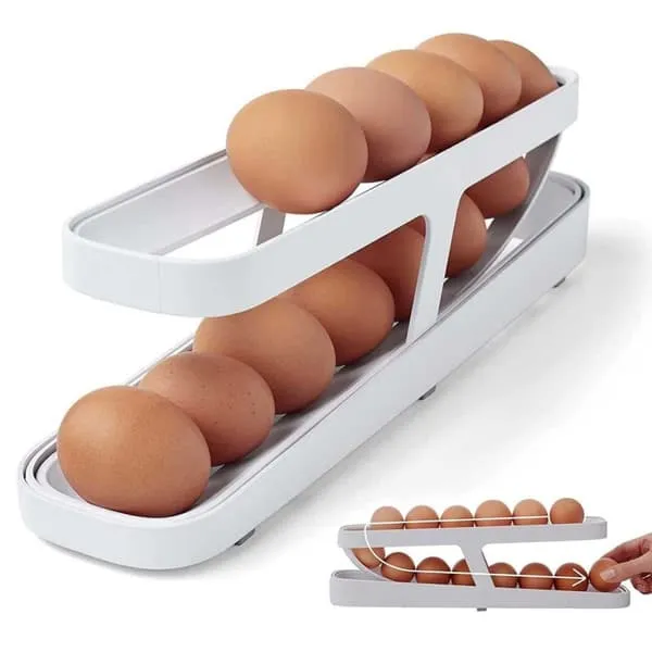 Eggedispenser - Eggholder for Kjøleskap, Eggoppbevaring