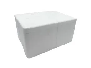 Termokasse 40x30x18 cm EPS Sunpack uten lokk hvit (stk)