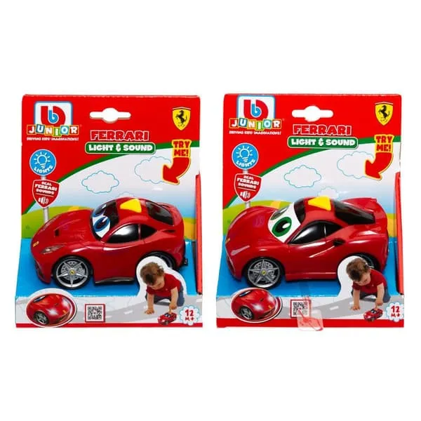 Lekebil Ferrari med lys og lyder