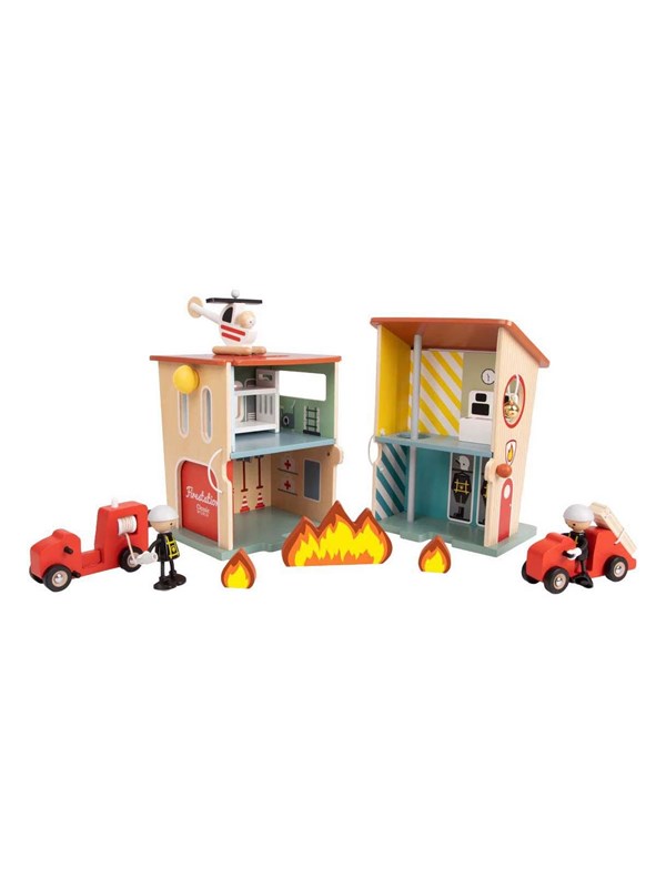 Classic World Wooden Fire Station