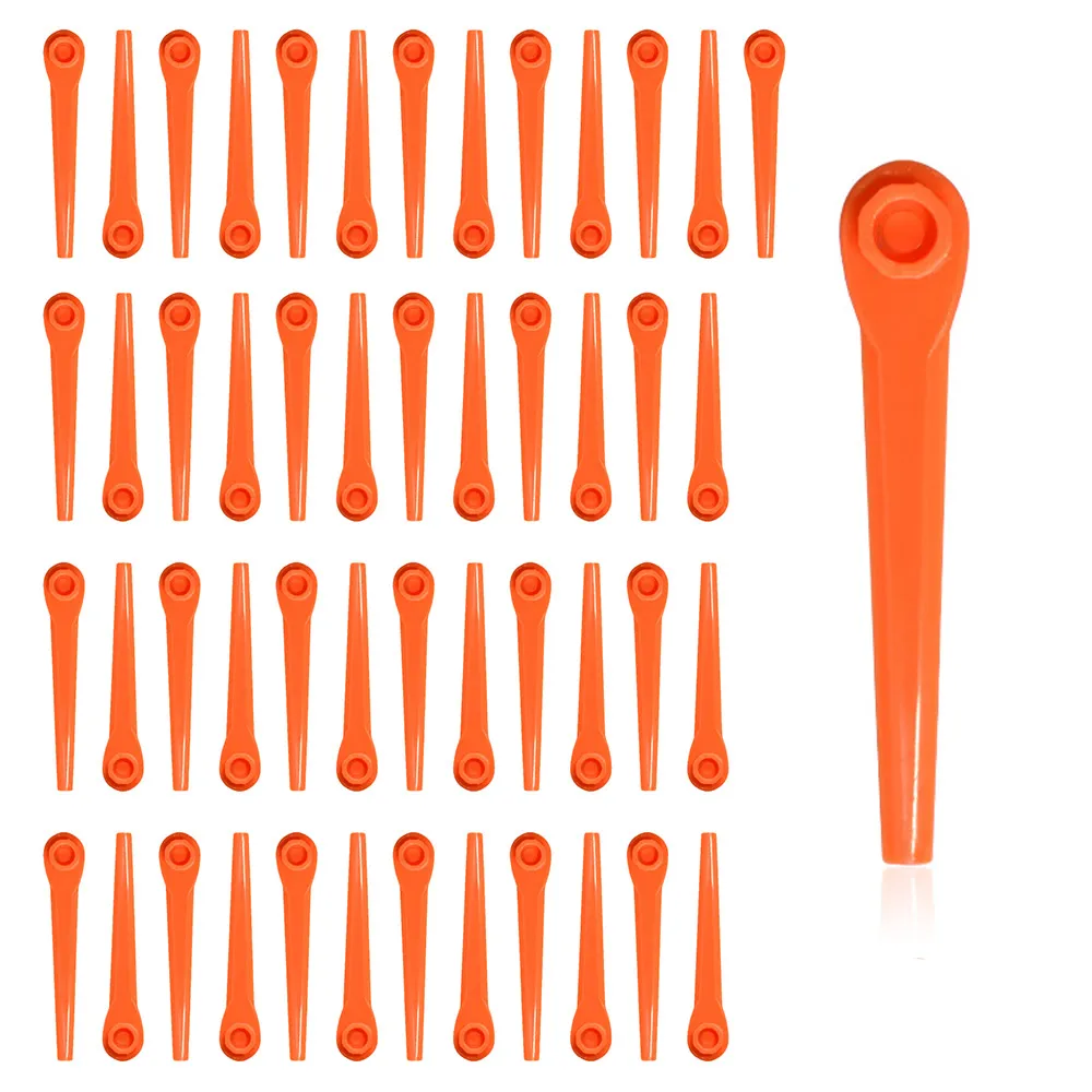 Trimmeknive i plast 70 mm - 50 stk