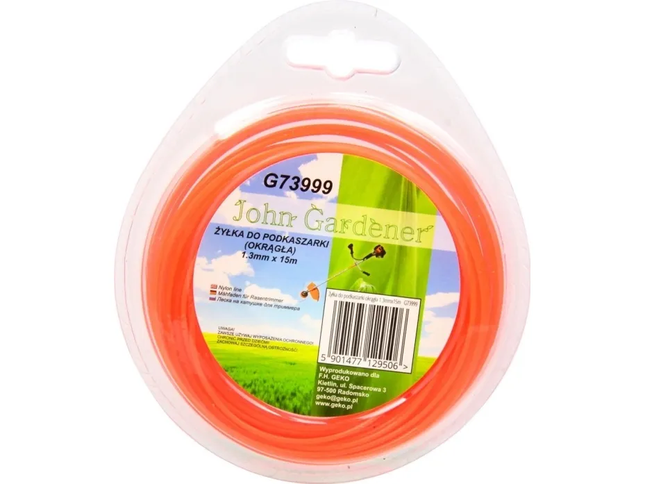 Geko spoletråd til trimmer rund 1,3 mm x 15 m (120)
